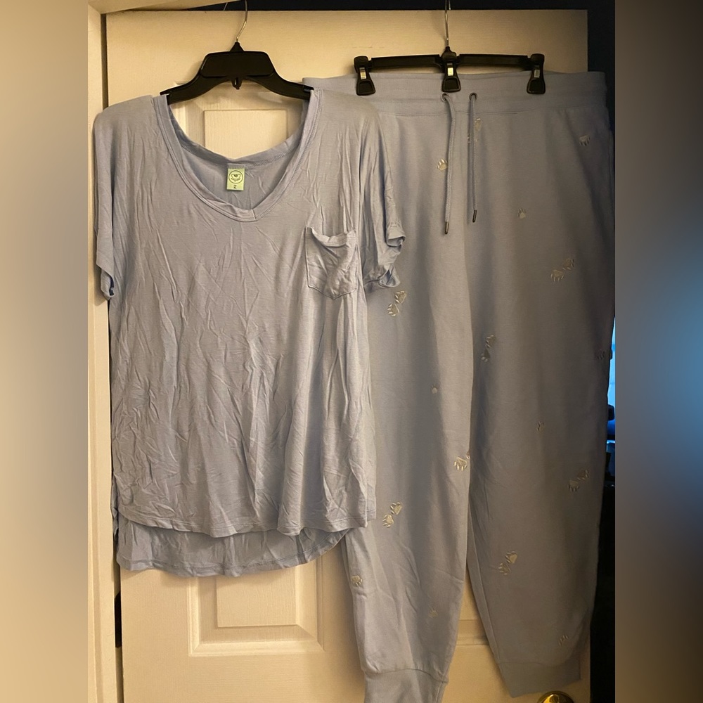 Light blue pj outfit